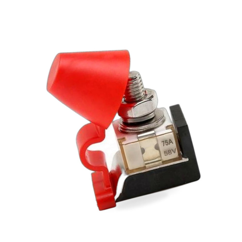 M8 Terminal Fuse Block 75A 58V Waterproof Suitable for Automotive Use