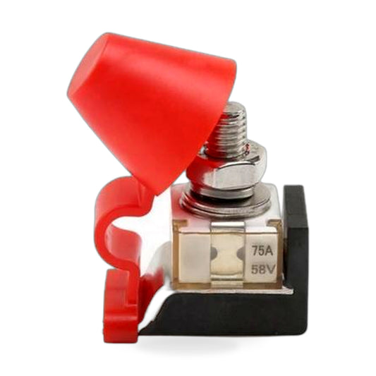M8 Terminal Fuse Block 75A 58V Waterproof Suitable for Automotive Use