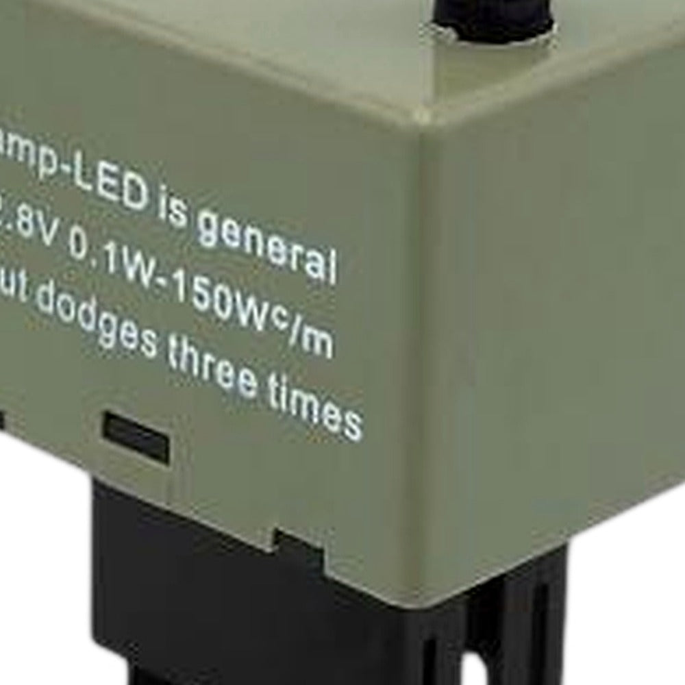 8-Pin Speed Adjustable LED Flasher Relay Suitable for 12V Auto Motorcycle