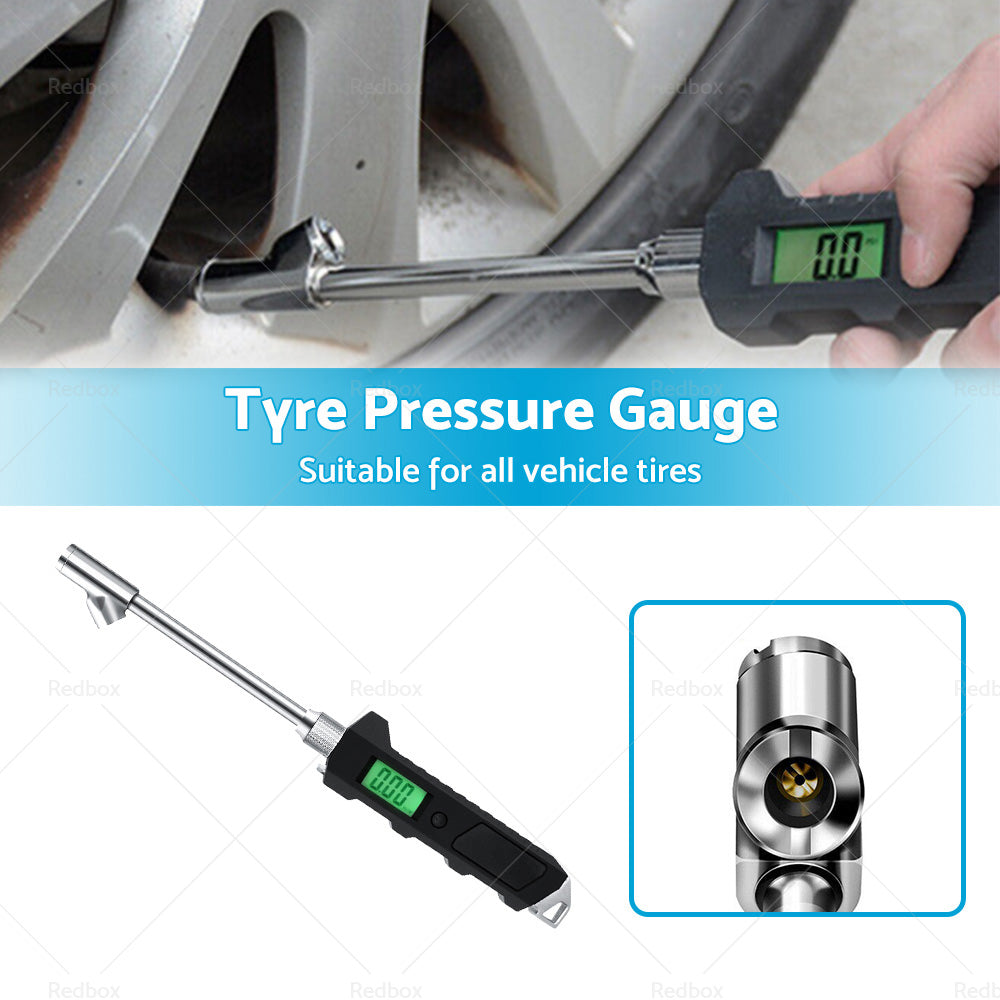 30 PSI Tire Pressure Guage Digital Car Bike Truck Air Meter Tester Tyre Gauge