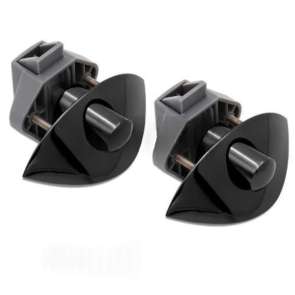 2x Zinc Alloy Half Moon Handle Push Lock Knob Suitable for Camper RV Kitchen Cab