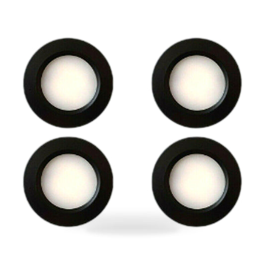 12V Spot Lights Dimmable Caravan Boat Black Downlight Warm White AU New - ZT2