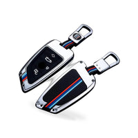 Key Fob Cover Case, Keychain, Metal Shell Cover Compatible for BMW 2 5 6 7 X1 X2 X3 X5 X6 Series - BD1