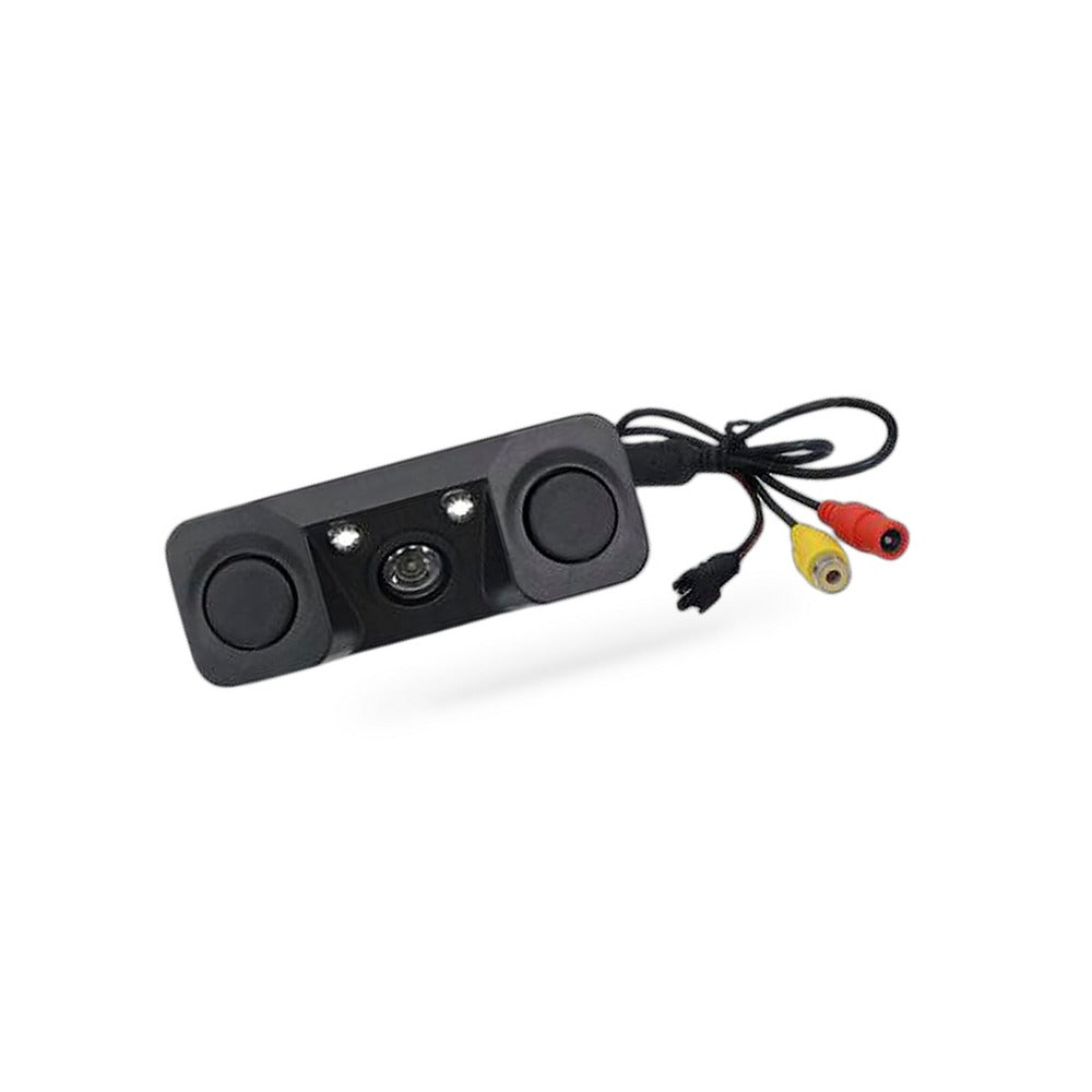 3in1 170° Car Reverse Rear View Camera with Backup Radar Parking Sensor - BD2