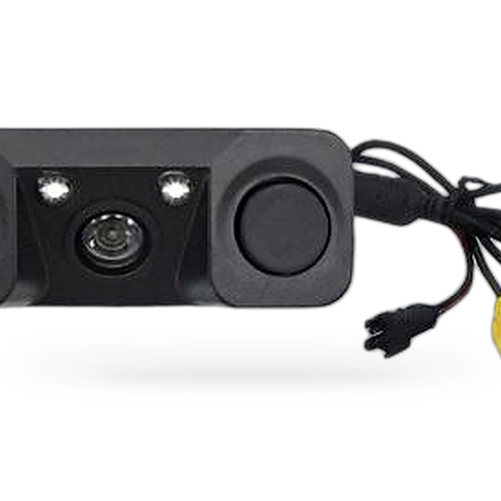 3in1 170° Car Reverse Rear View Camera with Backup Radar Parking Sensor - XQ1