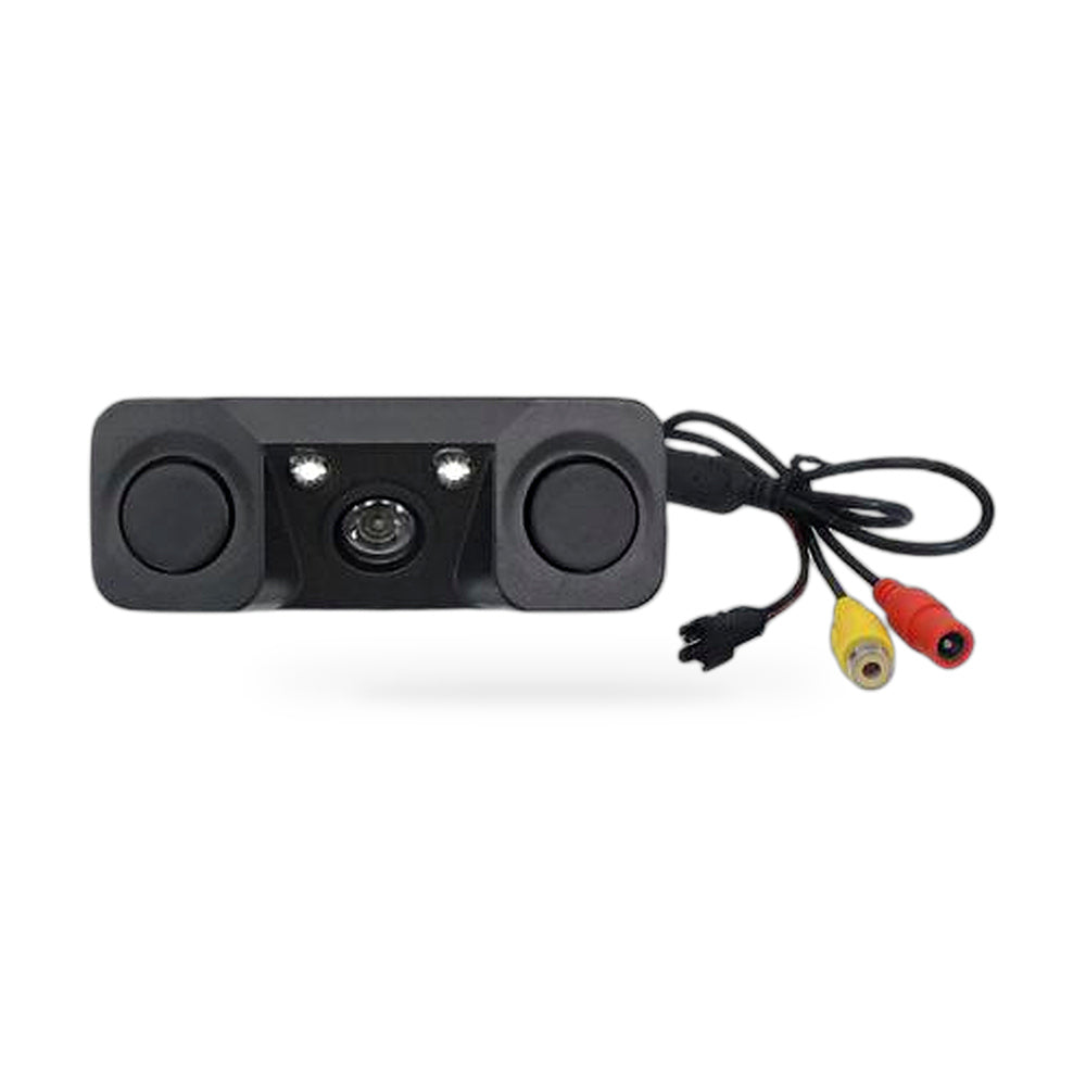 3in1 170° Car Reverse Rear View Camera with Backup Radar Parking Sensor - ZT2
