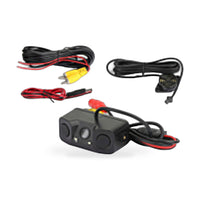 3in1 170° Car Reverse Rear View Camera with Backup Radar Parking Sensor - ZT3
