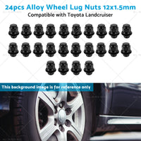 24pcs Extreme 12x1. 5mm Alloy Wheel Lug Nuts Suitable for Toyota Landcruiser 200