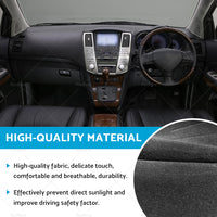 Dash Mat  Suitable For Toyota Hiace 2005-2018 SLWB Van Dashboard Cover Non-Slip