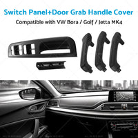 RHD Switch Panel Door Grab Handle Cover Trim Set Suitable For VW Golf MK4 98-05