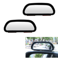 Pair Car Side Blind Spot Mirror Adjust Wide Angle Rear View HD Auxiliary Parking