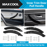 4x Inner Trim Door Pull Handle Suitable For BMW F30 F80 F31 F32 F33 F35 M3