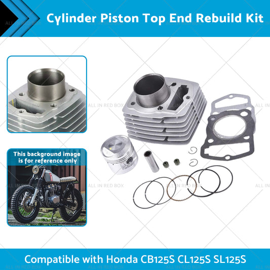 CL125S SL125S Cylinder Piston Top End Rebuild Kit Suitablefor Honda CB125S 71-85