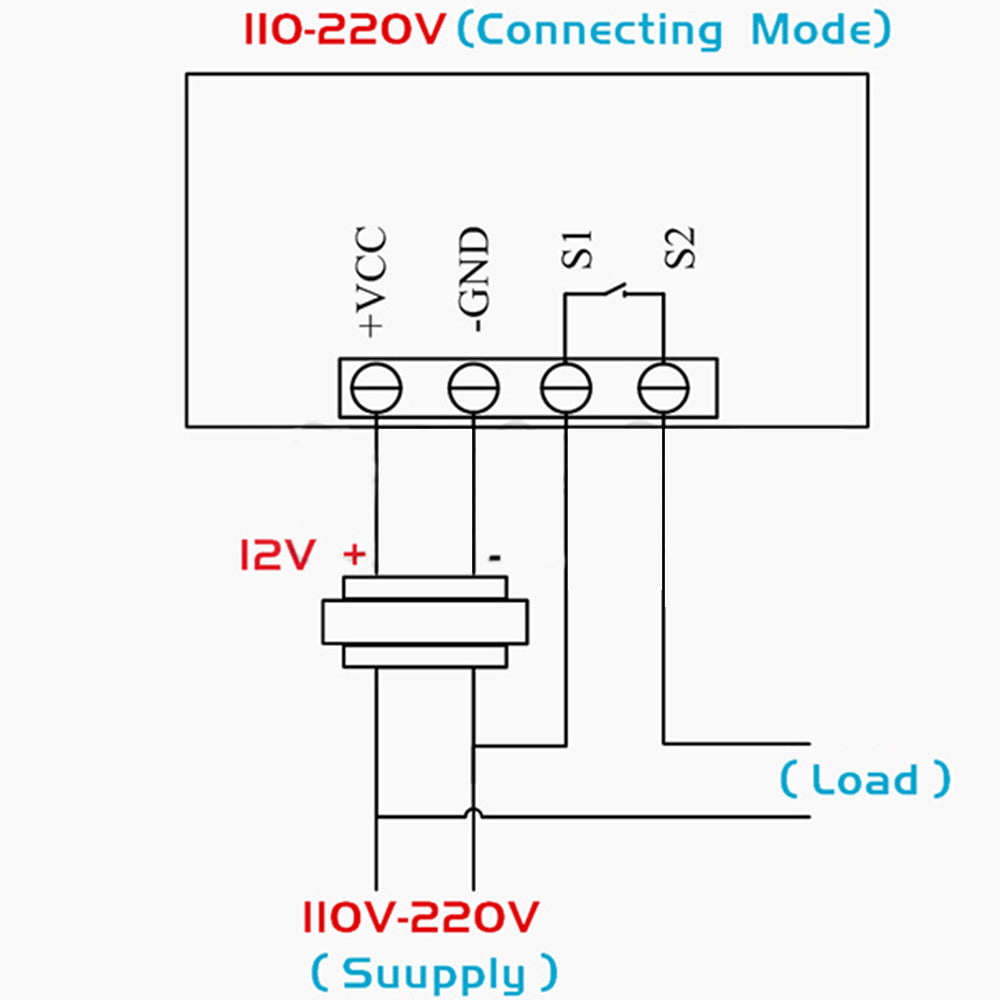 12V Intelligent Digital Temperature Controller Thermostat Temp Control Switch