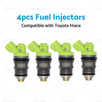 4x Fuel Injector Suitable for Hiace RZH103 RZH113 RCH12 RCH22 2RZ-E 2. 4L 95-04