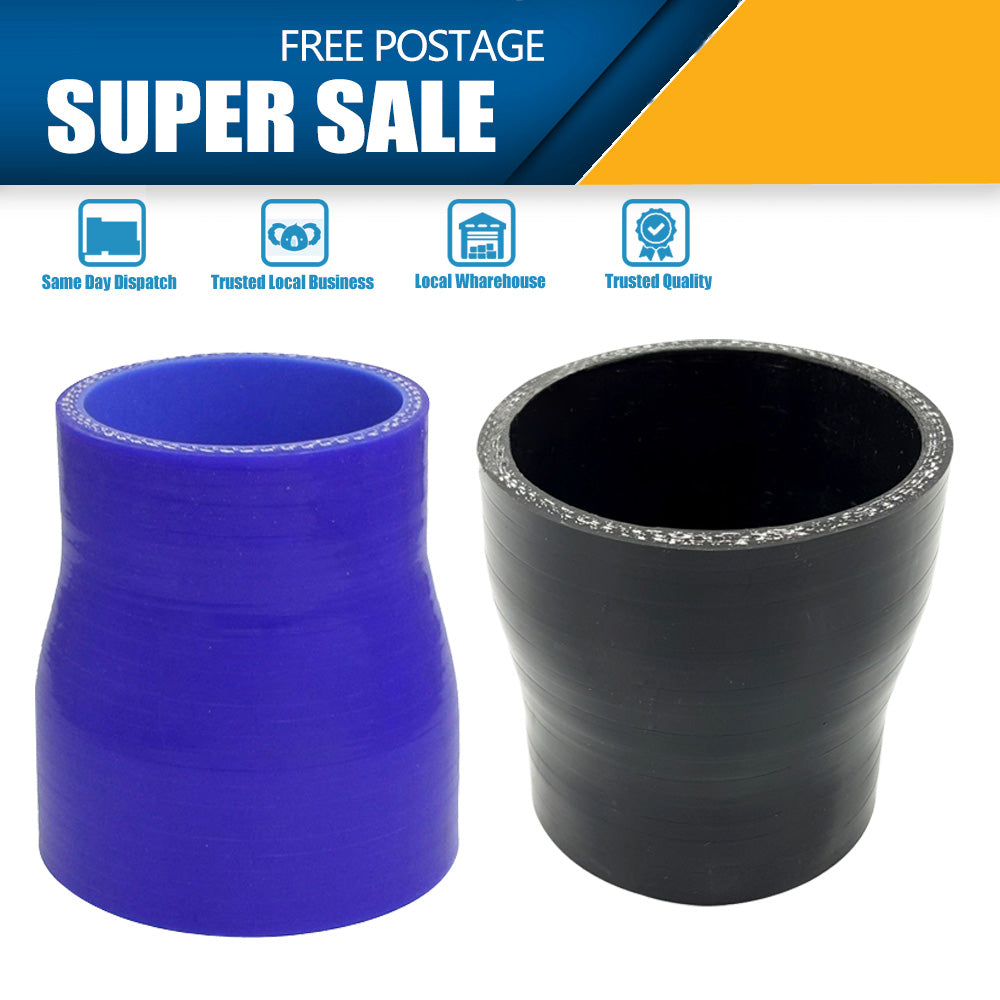 2. 5 -3 inch Silicone Hose Reducer Straight Pipe Joiner  Silicon Turbo Air Piping