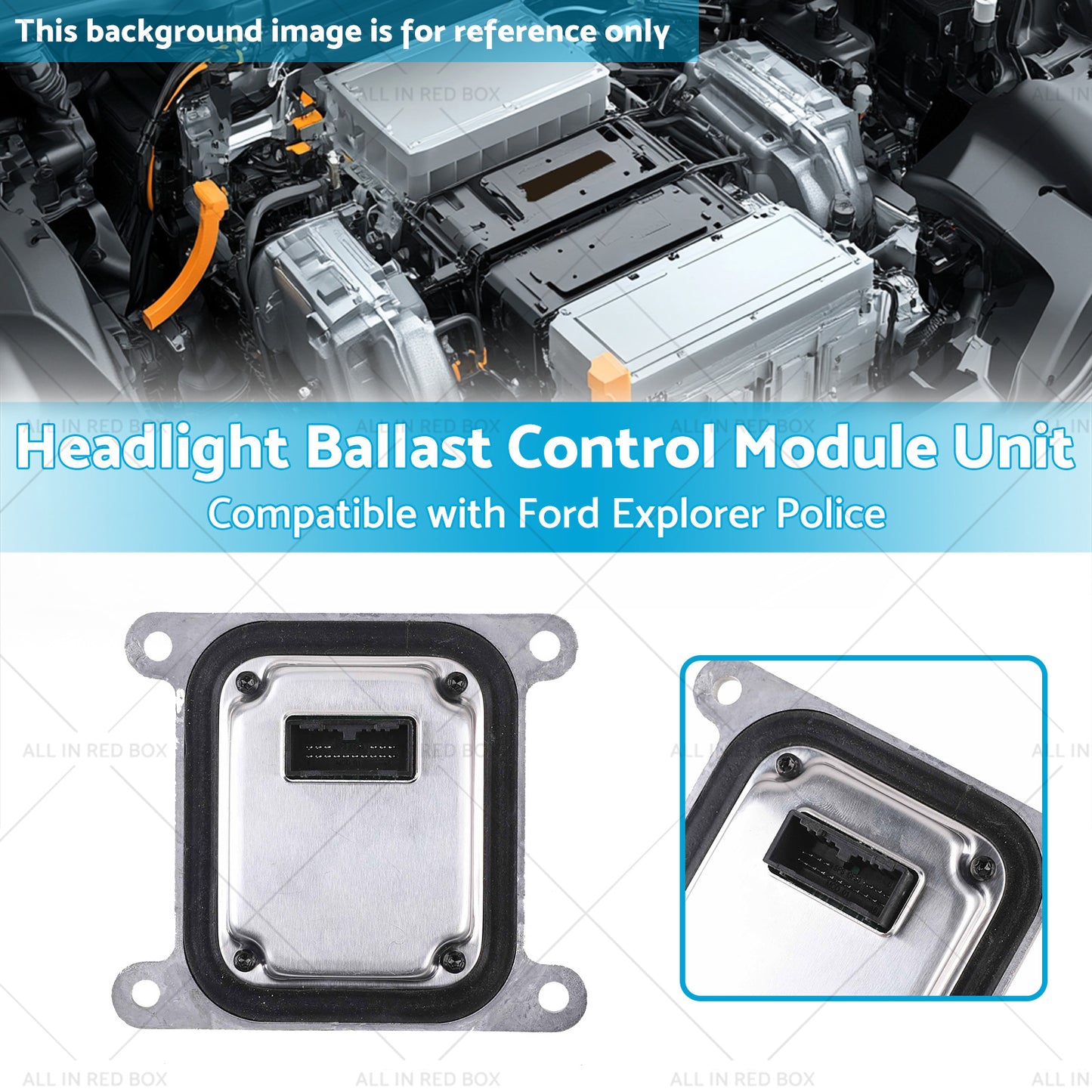 Headlight Ballast Control Module Unit Suitable for Ford Explorer Police 17-19