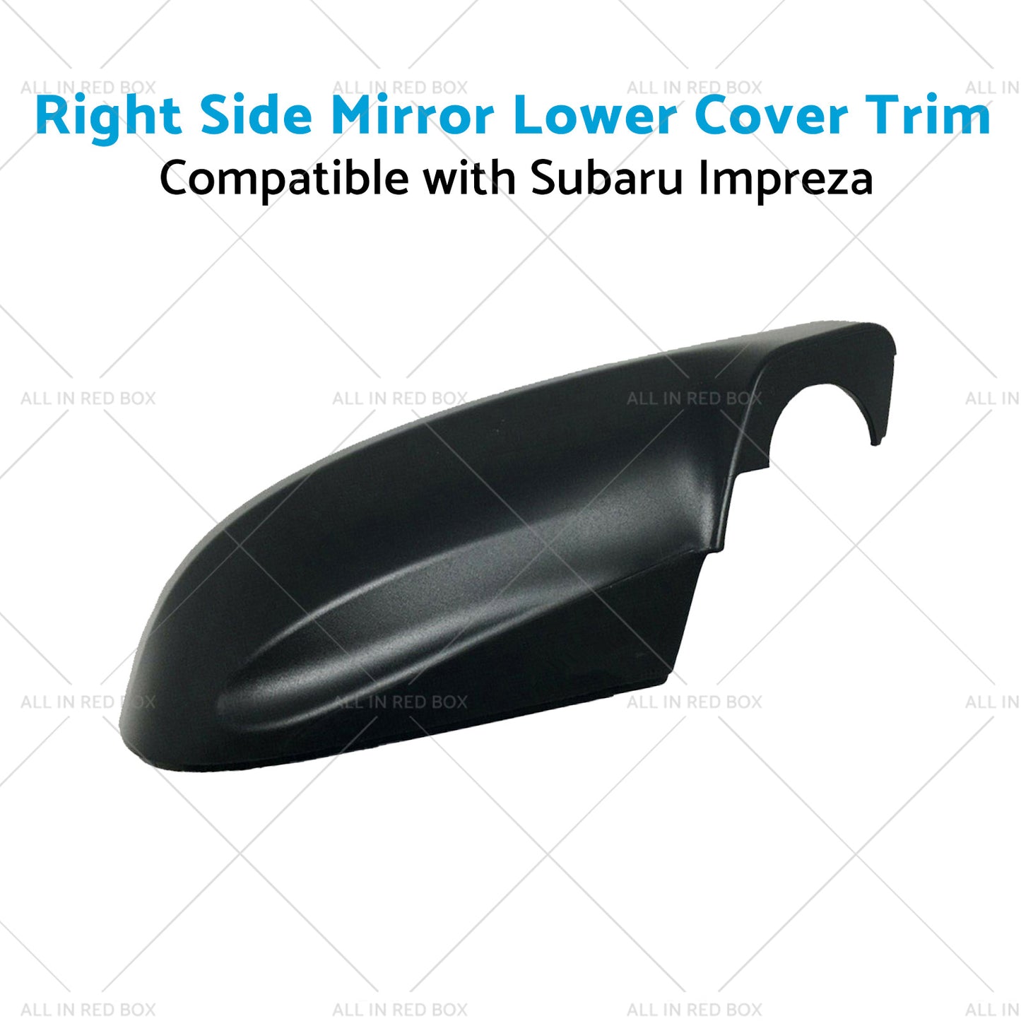 Right Mirror Lower Cover Trim Suitablefor 16-23 Subaru Impreza Forester Outback