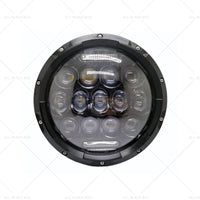 Pair 7In Round LED Headlights Hi Lo DRL Beam Headlamps Sealed Suitablefor Patrol