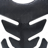 Wide Pure Black Motorcycle Gas Tank Pad Protector Sticker Decal For Motorbike