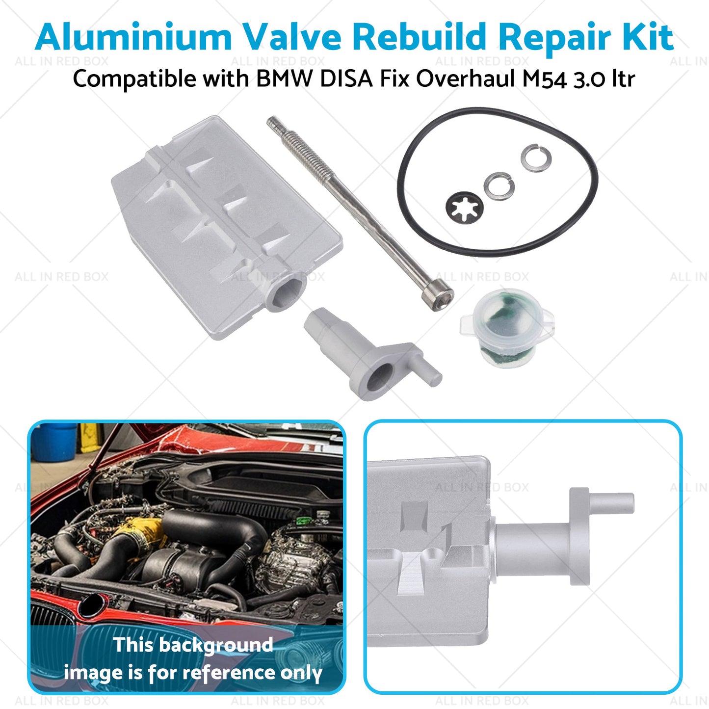 Valve Rebuild Repair Aluminium Kit Suitable for BMW DISA Fix Overhaul M54 3. 0