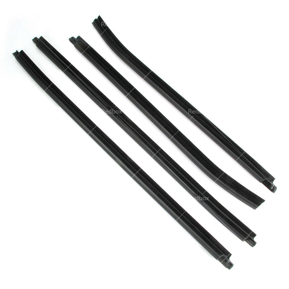 4x Window Moulding Trim Weather Strip Suitable For HILUX SR5 Double Cab 05-15