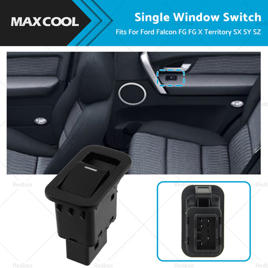 1x Single Window Switch for Ford Territory SX SY SZ Falcon FG XR6 XR8 With Light