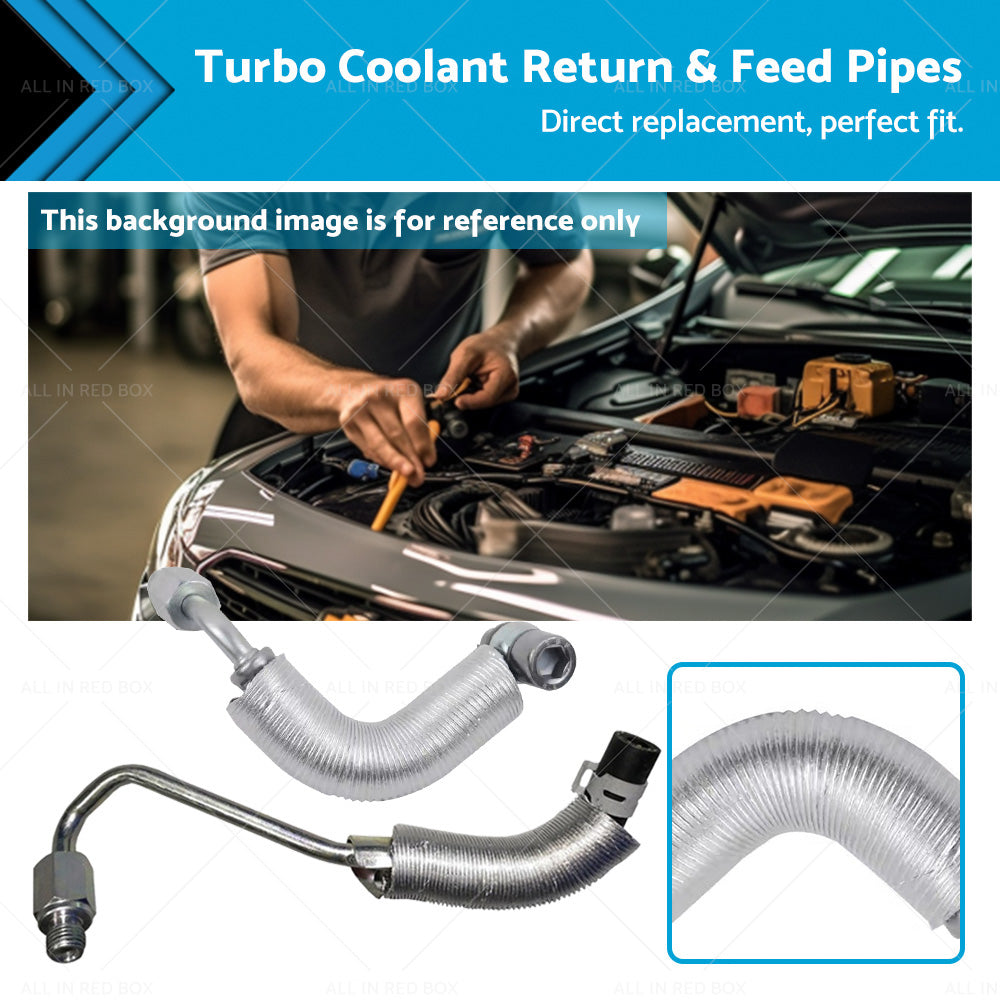 Turbo Coolant Return  and  Feed Pipes Suitable For Holden TM Barina Cruze 1. 4L LUJ