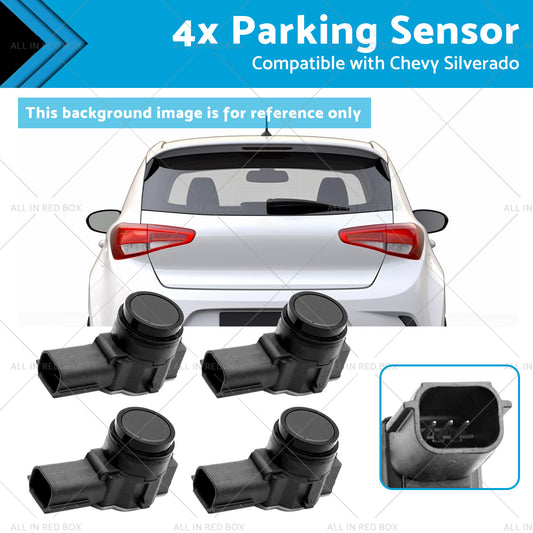 4x Parking Sensor Suitable for Cadillac Chevy Silverado 1500 2500 14-18 23428268