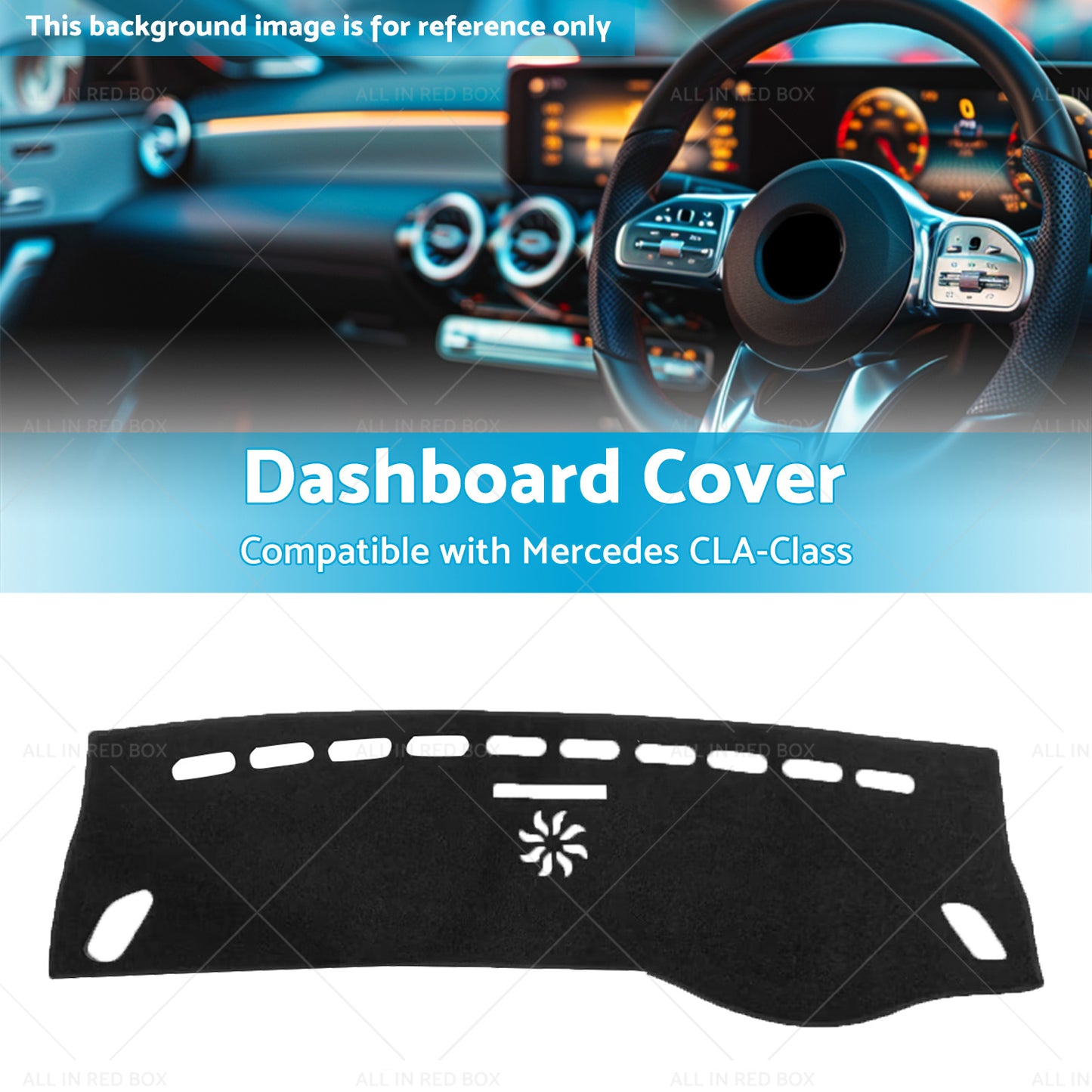 Suitable for Mercedes CLA-Class C117 X117 2013-2019 by Shevron Dash Mat Cover