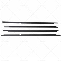 Black Weatherstrips Suitable For Toyota LandCruiser 100 105 Series Side Door 4pc