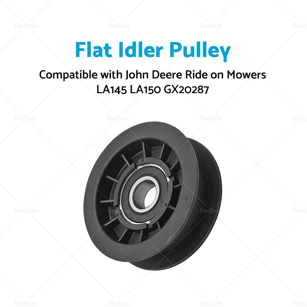 Flat Idler Pulley Suitable For John Deere Ride on Mowers LA145 LA150 GX20287