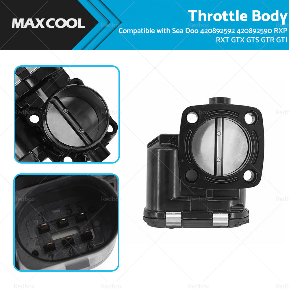 Throttle Body Suitable For Sea Doo 420892592 420892590 RXP RXT GTX GTS GTR GTI