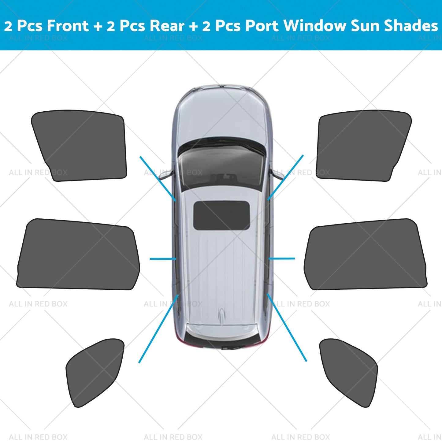 Car Window Magnetic Mesh Sun Shades Suitable for Mitsubishi Outlander 2021-23