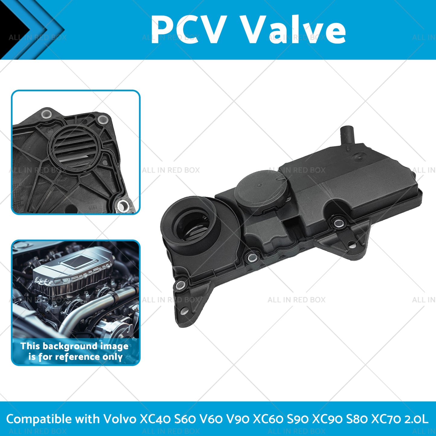 PCV Valve Suitable for Volvo V60 V90 XC60 S90 XC40 S60 XC90 S80 XC70 2. 0L 15-20