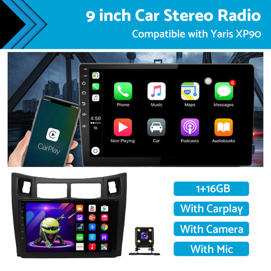 Suitable For Toyota Yaris XP90 05-12 Android 11 Carplay Radio Head Unit GPS Navi