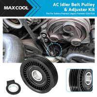 AC Idler Belt Pulley  and  Adjuster Kit for Subaru Impreza Legacy Forester EJ20 EJ25