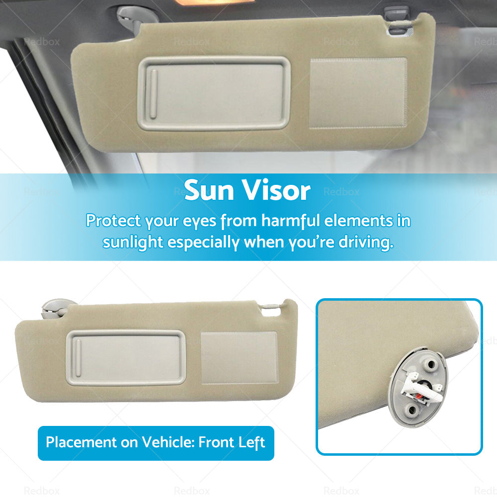 LH Sun Visor Suitable For Toyota Prado TRJ120 RZJ120 LJ120 KZJ120 KDJ120 GRJ120