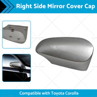 Right Mirror Cover Cap Suitable for Toyota Corolla 12-18 Silver 1F7 RH Side