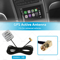 GPS Antenna SMA Plug Active Aerial Extension Cable for Car DVD Head Unit Stereos