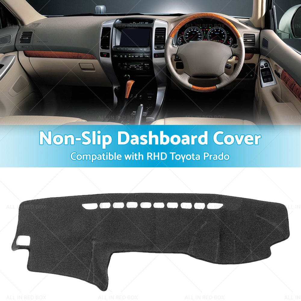 Car Dashboard Cover Dash Mat Carpet Pad Suitable for Toyota Prado J120 2002-2009