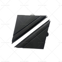 Matte Black Rear Mirror Triangle Trim Plate Suitable for 12-19 Fiat 500