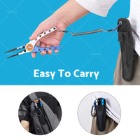 7. 9  Aluminium Fishing Pliers Hook Remover Line Cutting Mono Braid Fish Grip
