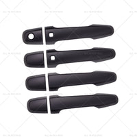 4PCS Matt Black Door Handle Cover Suitable For Mitsubishi Triton MQ MR 2015-2021