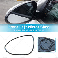 Suitable for Holden Barina 2011-ONWARD Left Mirror Glass w  Back Plate NO HEATED