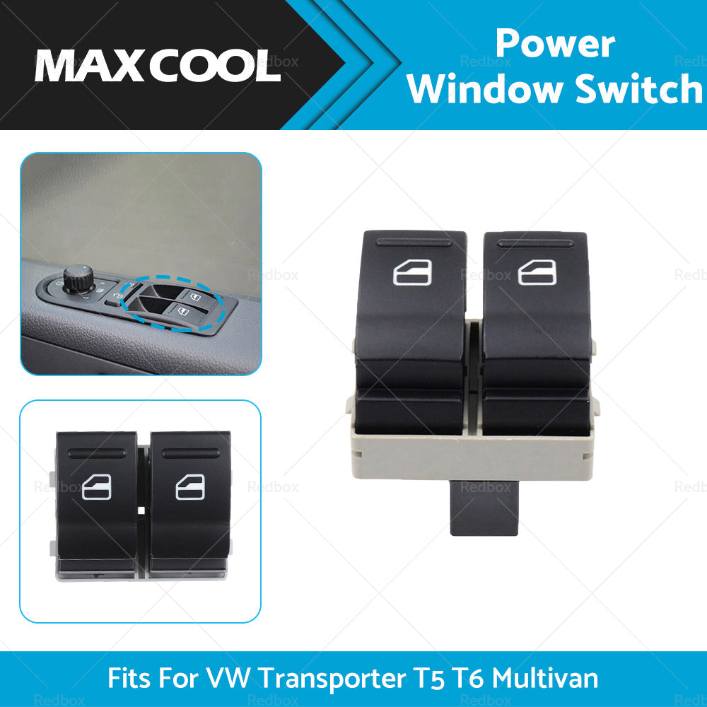 Master Window Switch Driver Side 7E0959855A For VW Transporter T5 T6 2003-2014