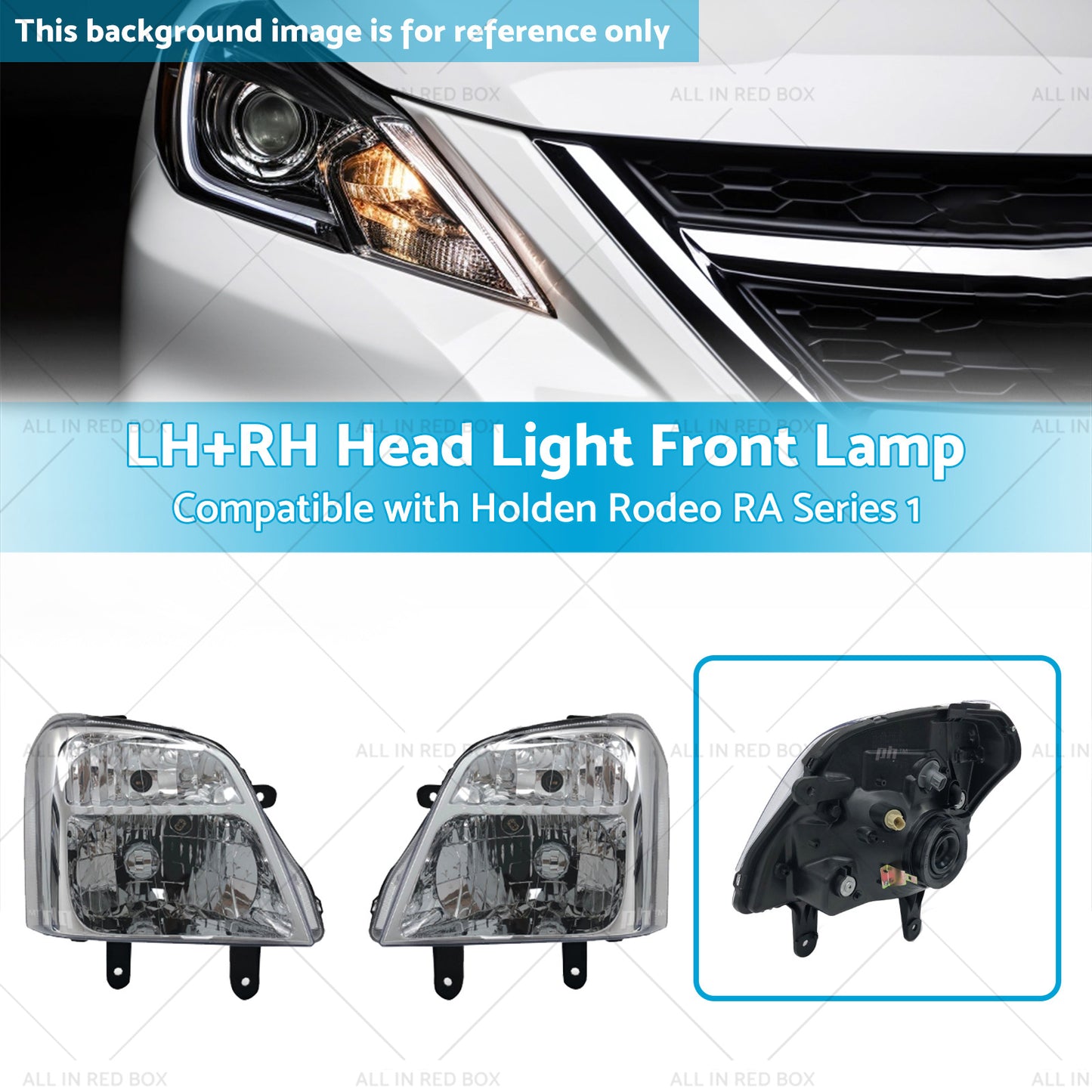 LHRH Head Light Front Lamp Suitable for Holden Rodeo RA Series 1 03-07