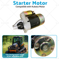 Starter Motor Suitable for 16853-63010, 16853-63013 Aixam A721 Kubota Motor