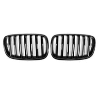 {{ Front Bumper Kidney Grill Grille Gloss Suitable For BMW E70 X5 E71 X6 2007-2013 }} - Buy Car Parts Online at {{ Kaka Auto Parts }}.