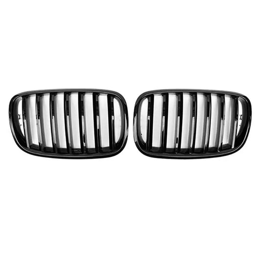 Front Bumper Kidney Grill Grille Gloss Suitable For BMW E70 X5 / E71 X6 2007-2013
